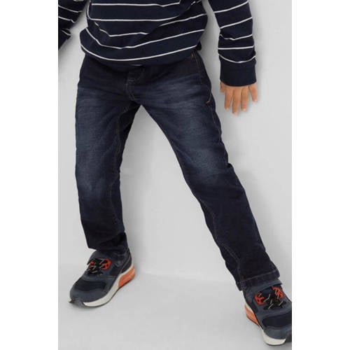 s.Oliver regular fit jeans donkerblauw