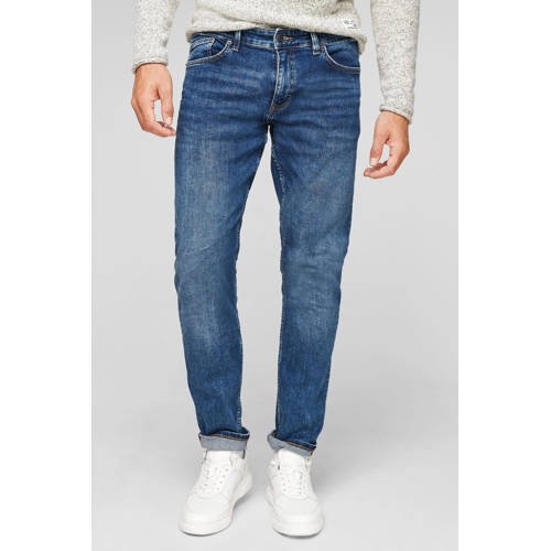 QS slim fit jeans dark denim afbeelding