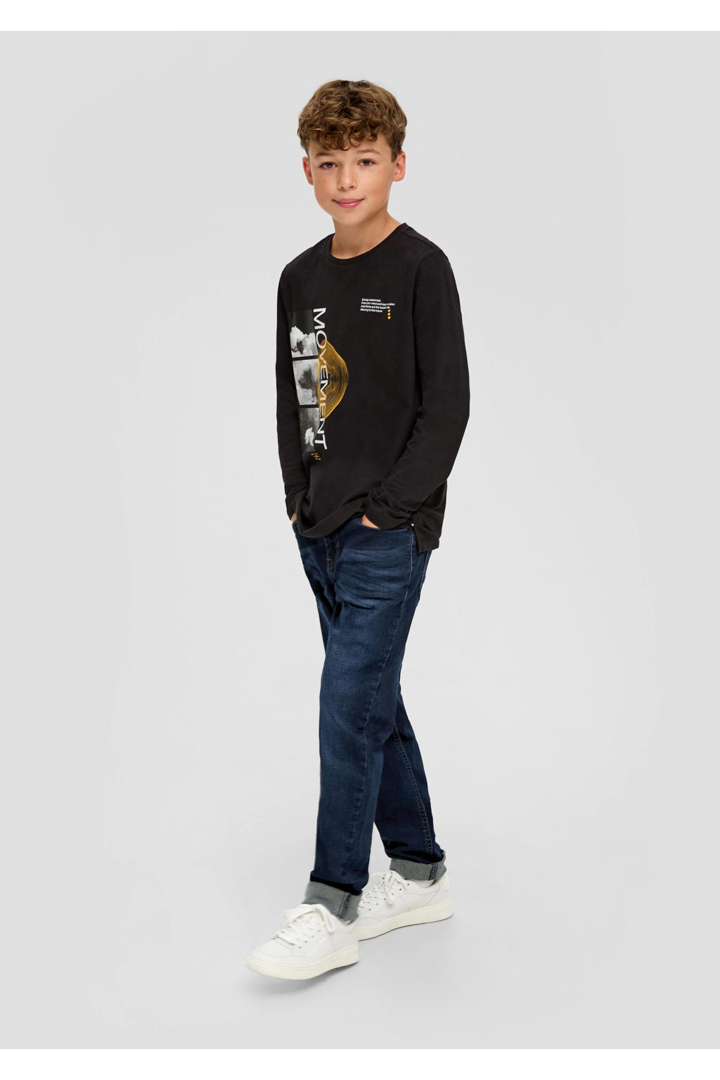 s.Oliver slim fit jeans dark blue denim