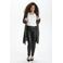 Kaffe Curve semi-transparant vest KCsandy  donkergroen