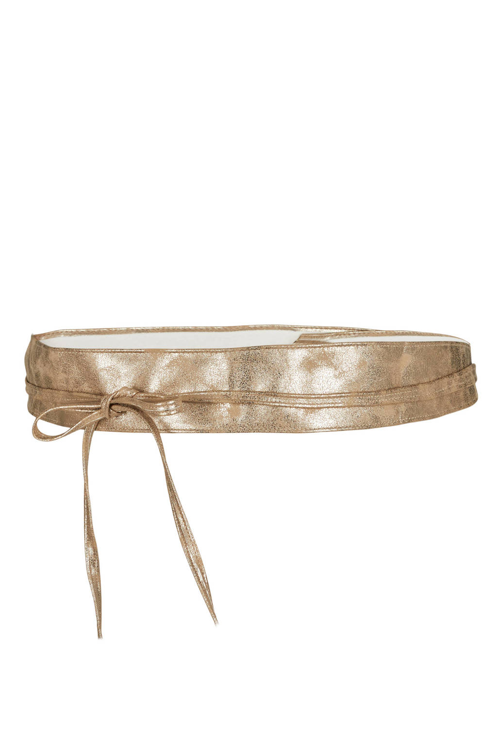 Zizzi Plus Size tailleriem metallic goudkleurig, Goudkleurig