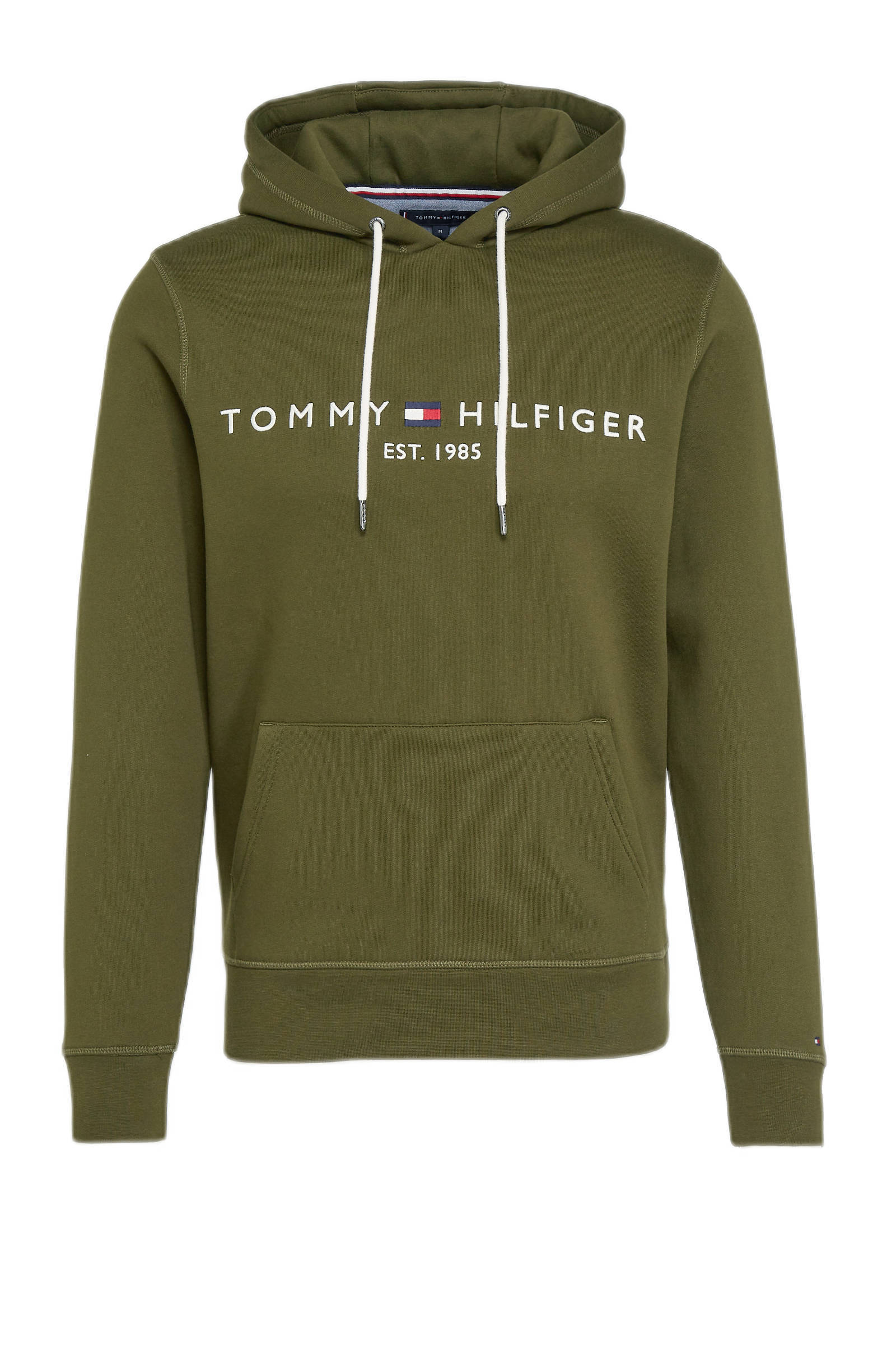 tommy hilfiger olive hoodie