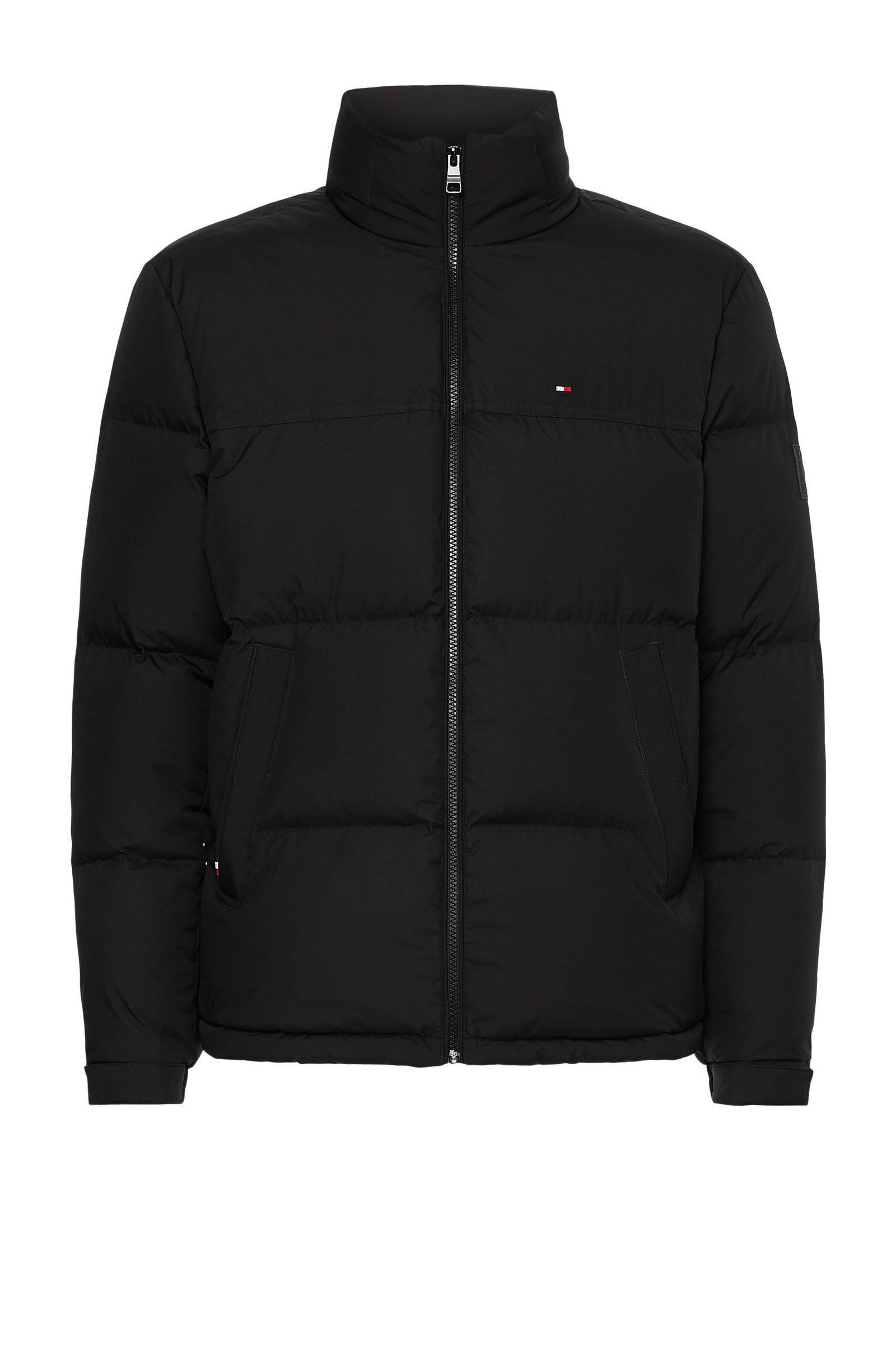 Tommy Hilfiger jas van gerecycled polyester black online kopen