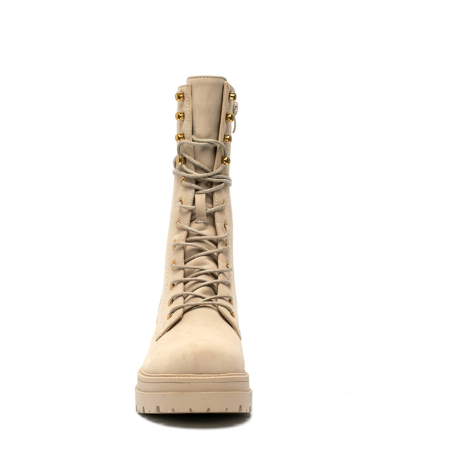 Scapino Blue Box hoge veterboots beige | wehkamp
