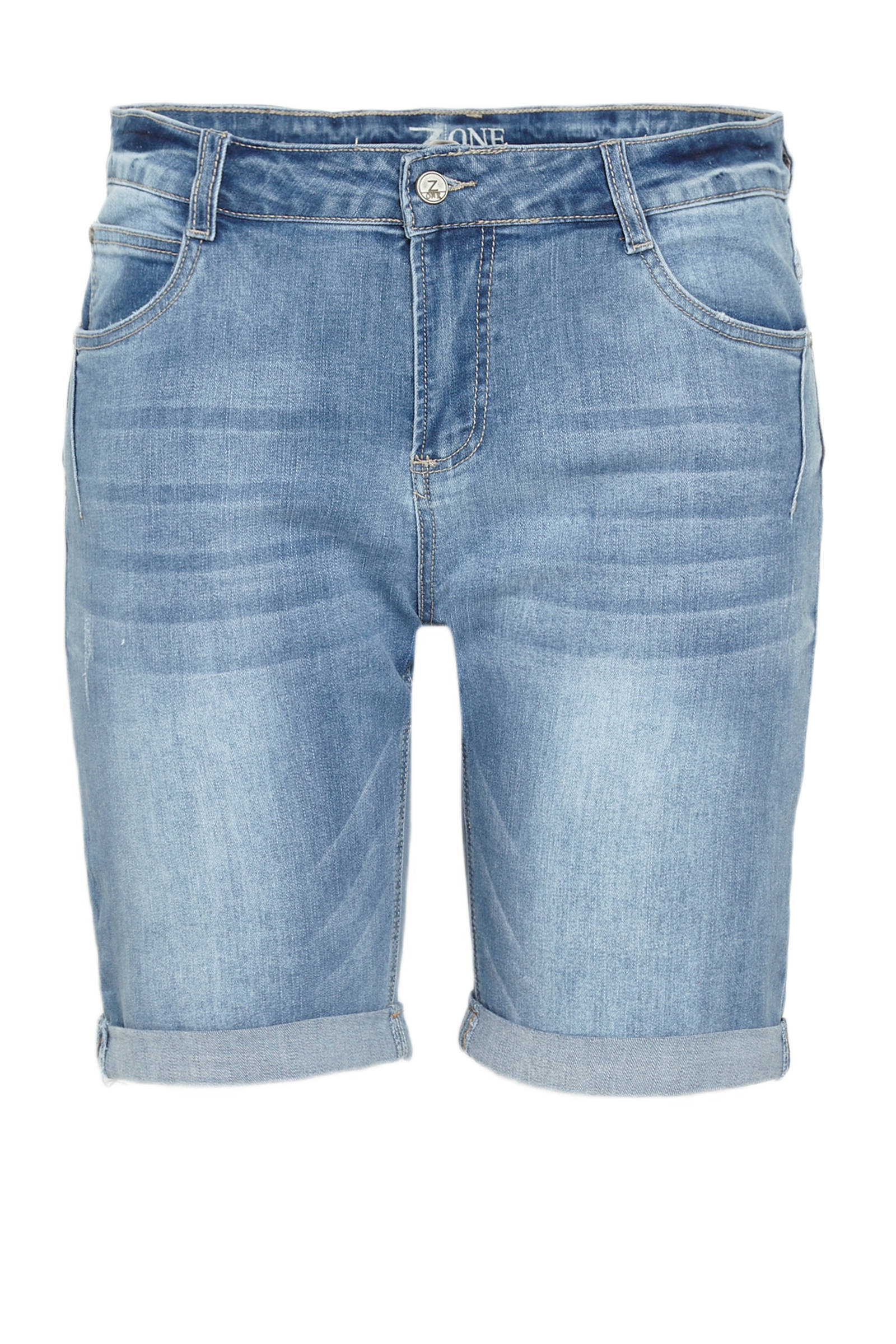 z-one bermuda jeans Pamela light denim | wehkamp