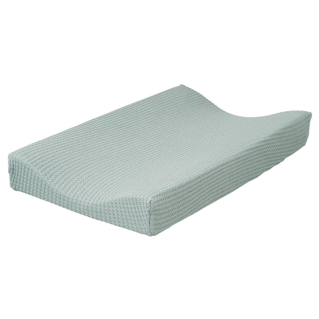 Cottonbaby aankleedkussenhoes wafel gebreid 48x72 cm oudgroen