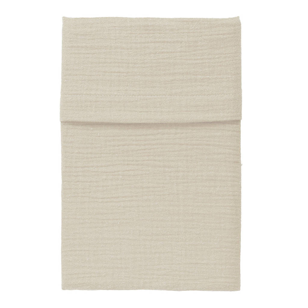 Cottonbaby baby wieglaken Cottonsoft uni 75x90 cm ecru