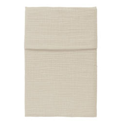 Baby's Only Ledikant laken gebreide bies - Cacao/Wit - 120x150 cm - 100 Baby's Only Ledikant laken gebreide bies - Cacao/Wit - 120x150 cm - 100