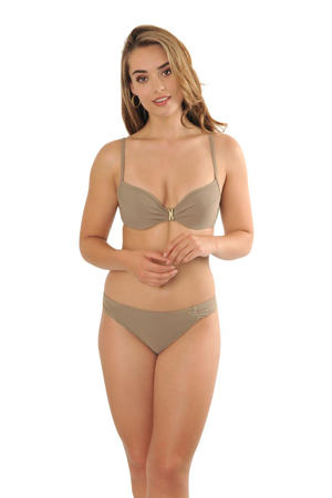 bikinibroekje Debby taupe