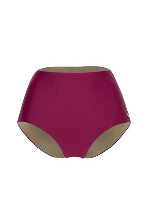 high waist bikinibroekje Dorothy donkerrood