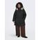 ONLY CARMAKOMA parka met imitatiebontkraag CARIRENA zwart