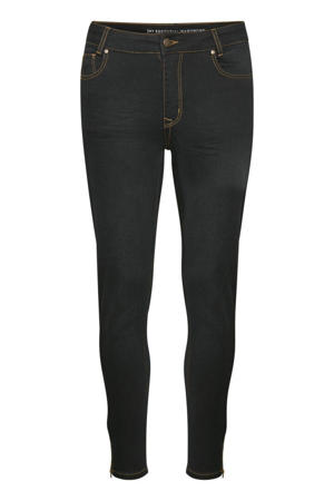cropped straight fit jeans 37 THE CELINAZIP 101 HIGH SLIM Y black vintage wash