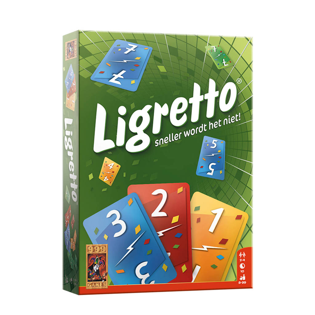 999 Games Ligretto groen kaartspel