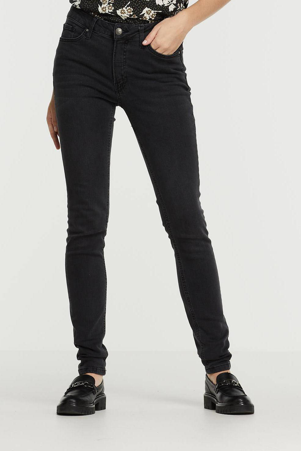Geisha skinny jeans grey denim | wehkamp