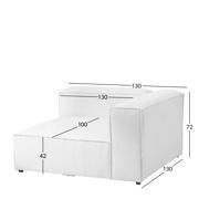 thumbnail: NOUS Living chaise longue rechts (modulair) Igor