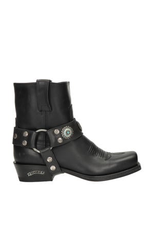 13857 Blues Strong nubuck cowboylaarzen zwart