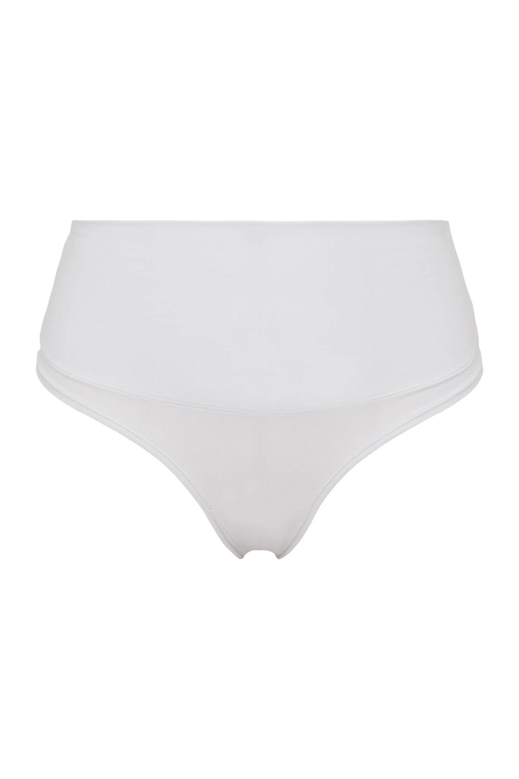 SPANX Cotton Control medium corrigerende string wit | wehkamp