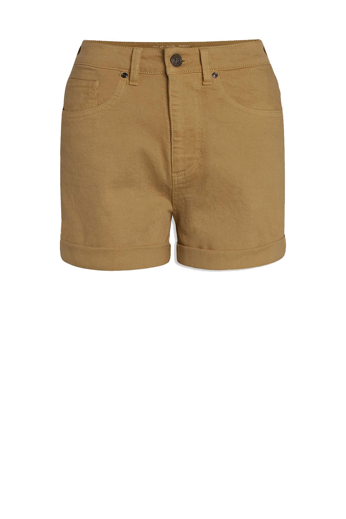 SisterS Point high waist slim fit korte broek OSSY beige | wehkamp
