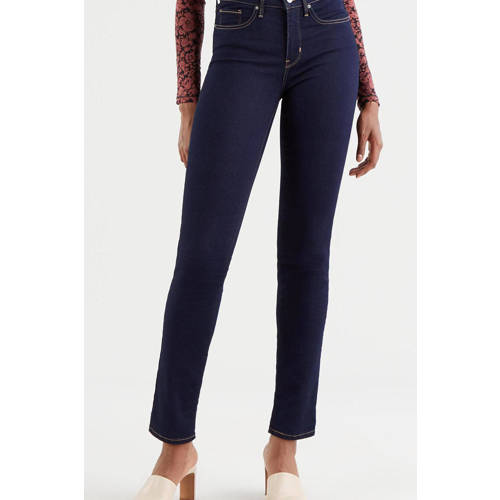 Levi's 312 shaping slim high waist slim fit jeans darkest sky afbeelding