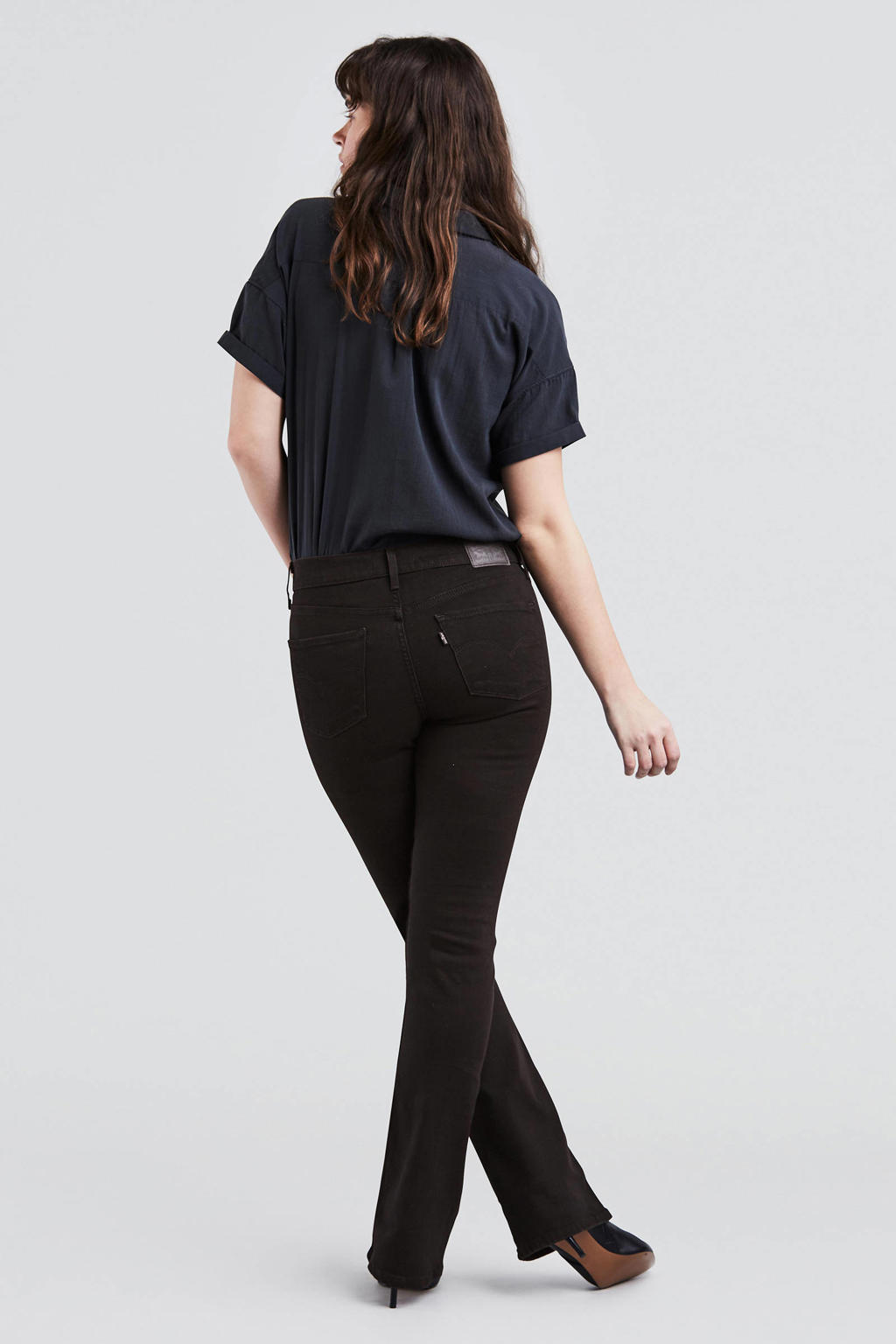 Levi's 315 shaping bootcut jeans soft black