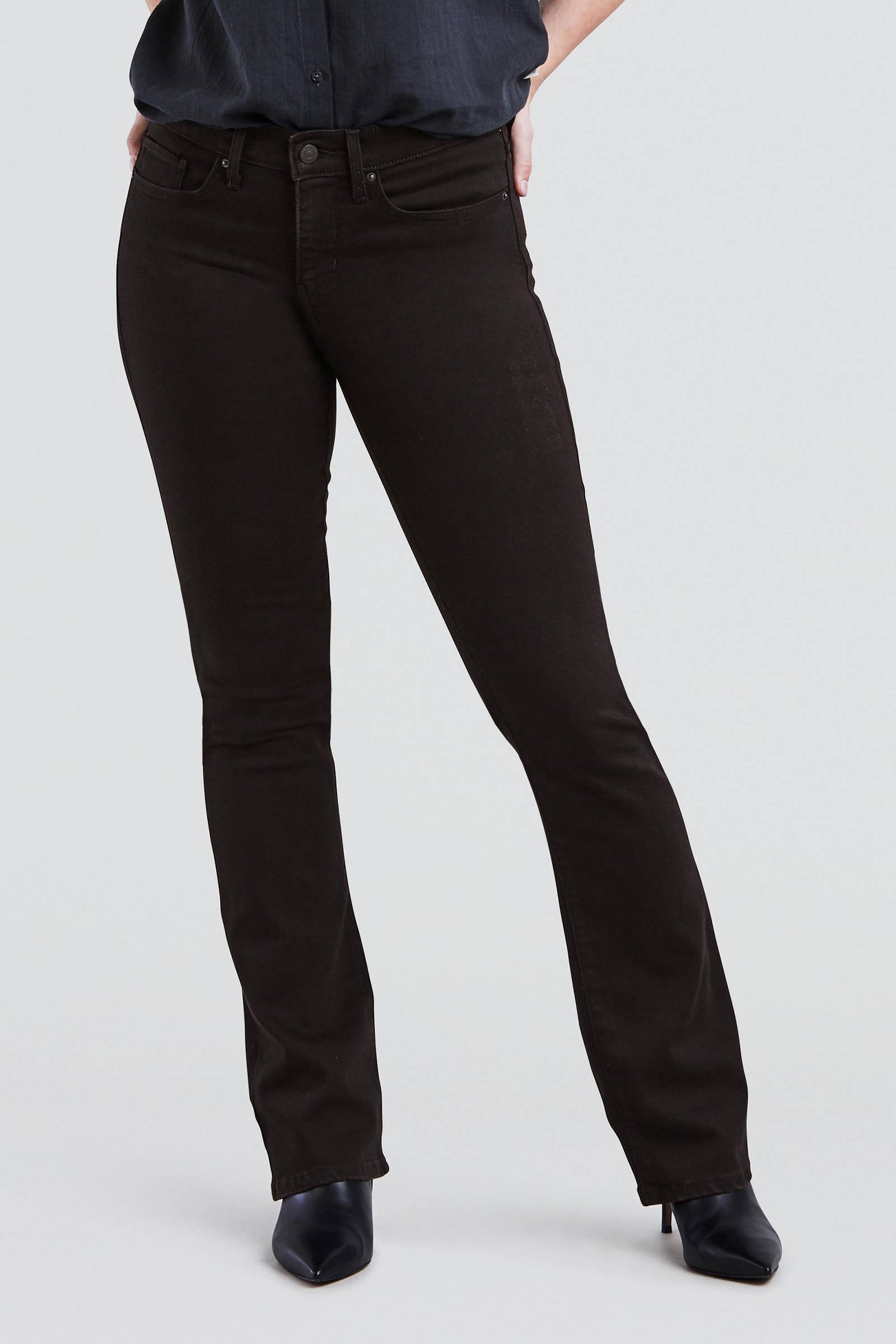 levi's 315 shaping bootcut jeans black