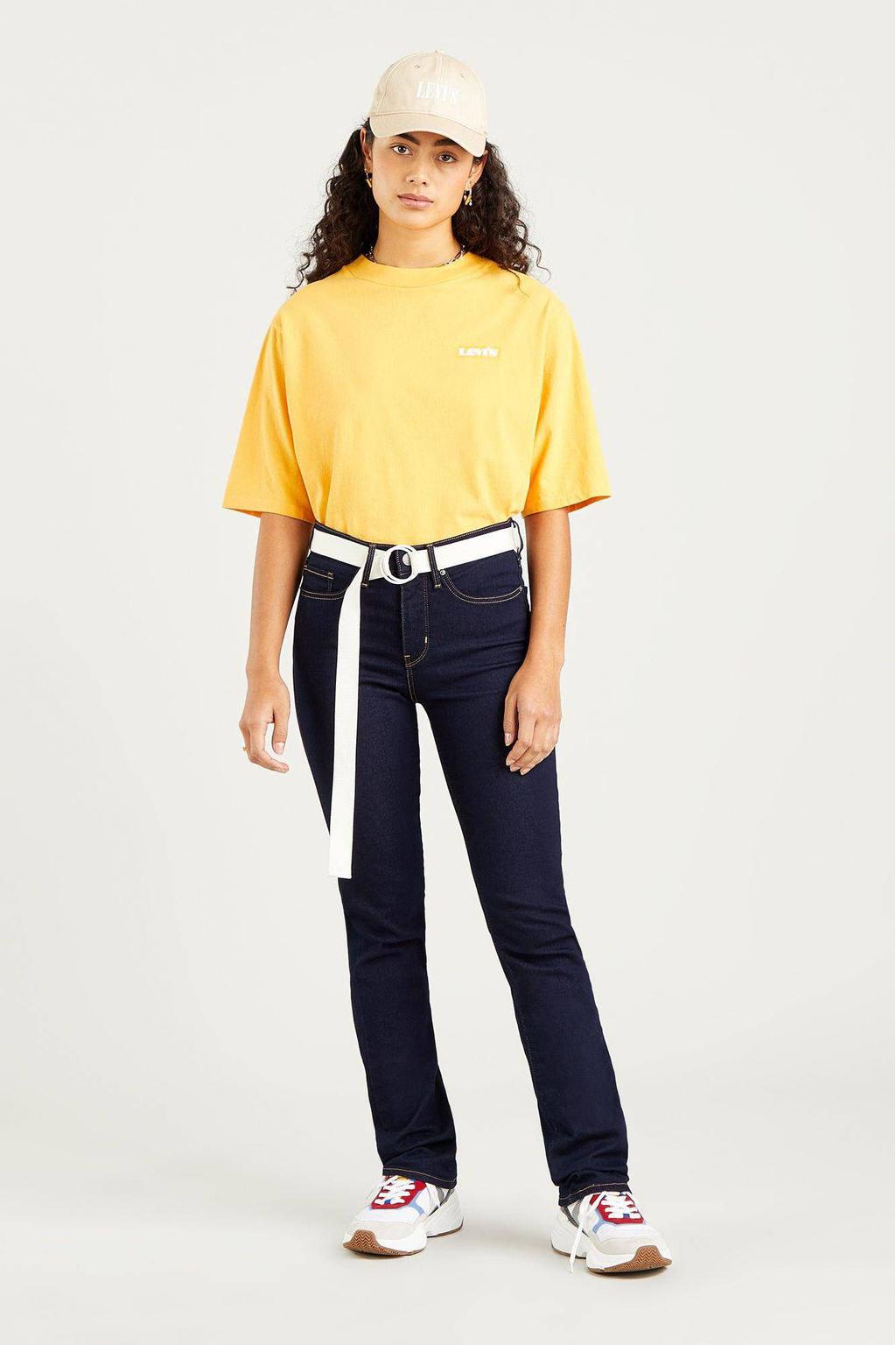Levi's 314 shaping straight leg high waist jeans darkest sky