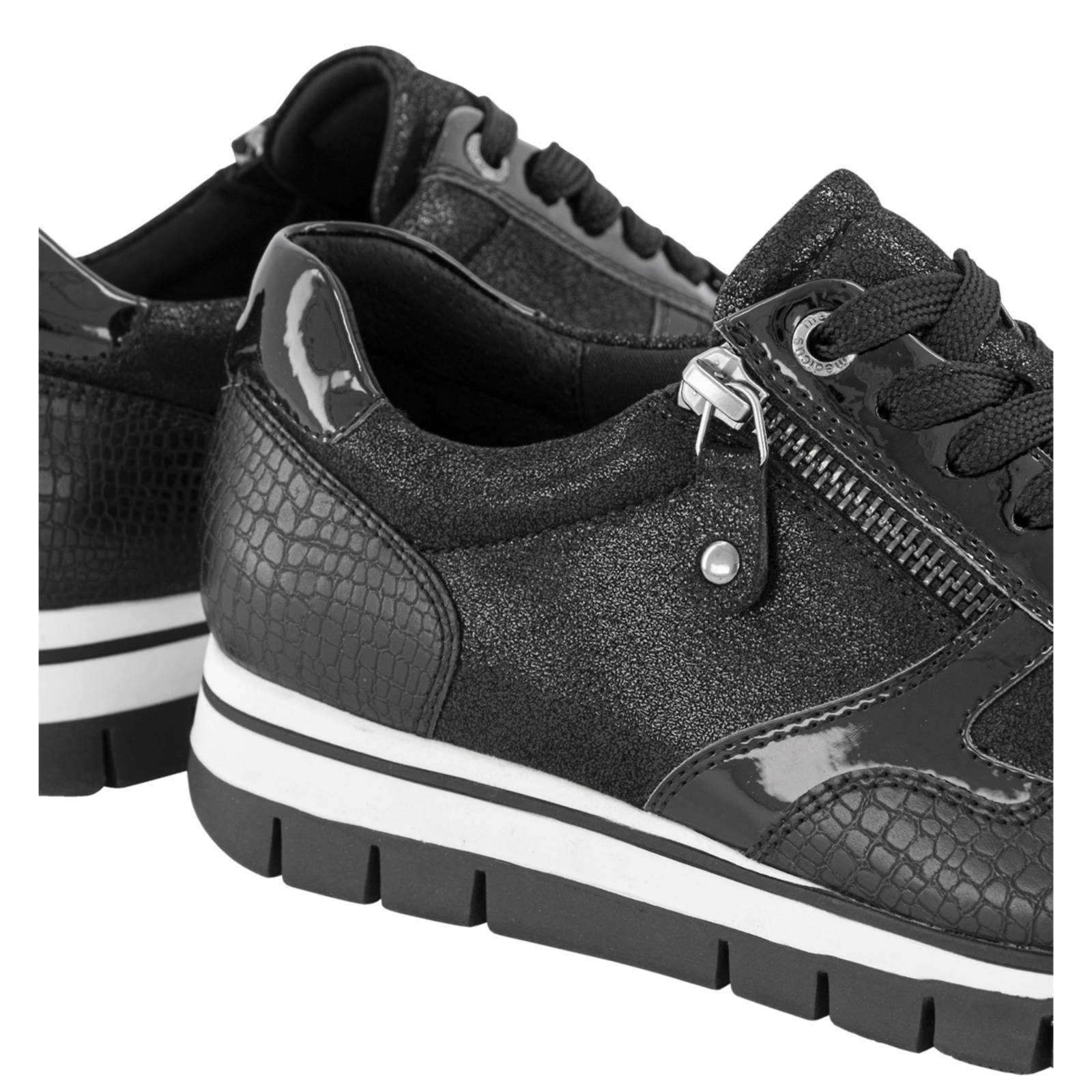 Medicus comfort leren sneakers zwart | wehkamp