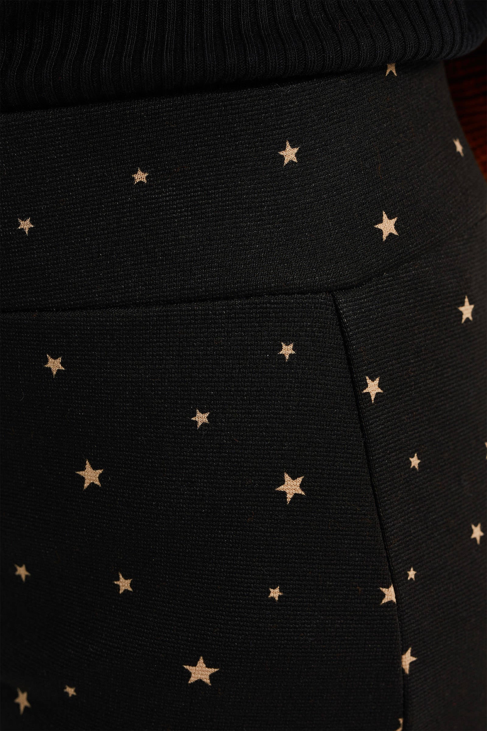 Sterrenprint flared broek - broeken - ComeGetFashion