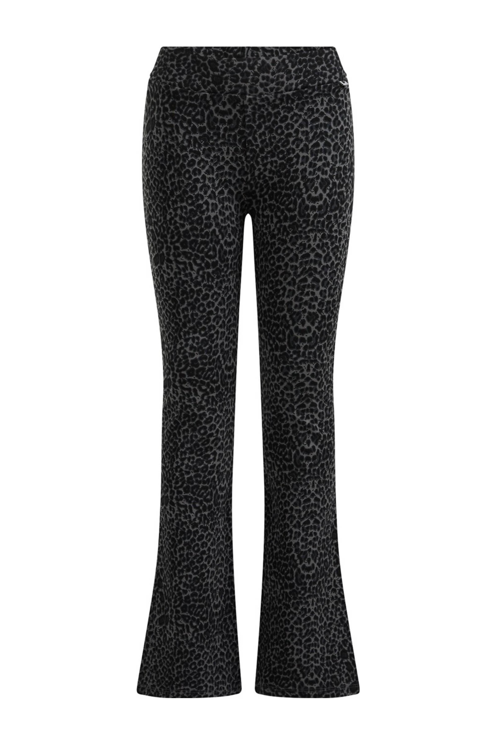 Flared broek met dierenprint - nu in de sale | Vouchervandaag.nl