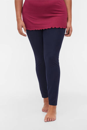 Plus Size legging donkerblauw