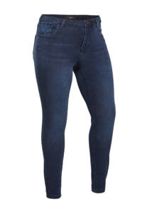 Zizzi high waist super slim fit jeans Amy dark denim