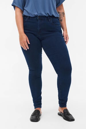 high waist super slim jeans Amy dark denim