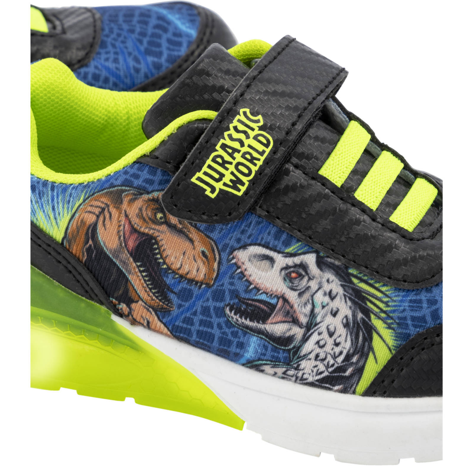 vanHaren Jurassic World sneakers blauw/geel | wehkamp