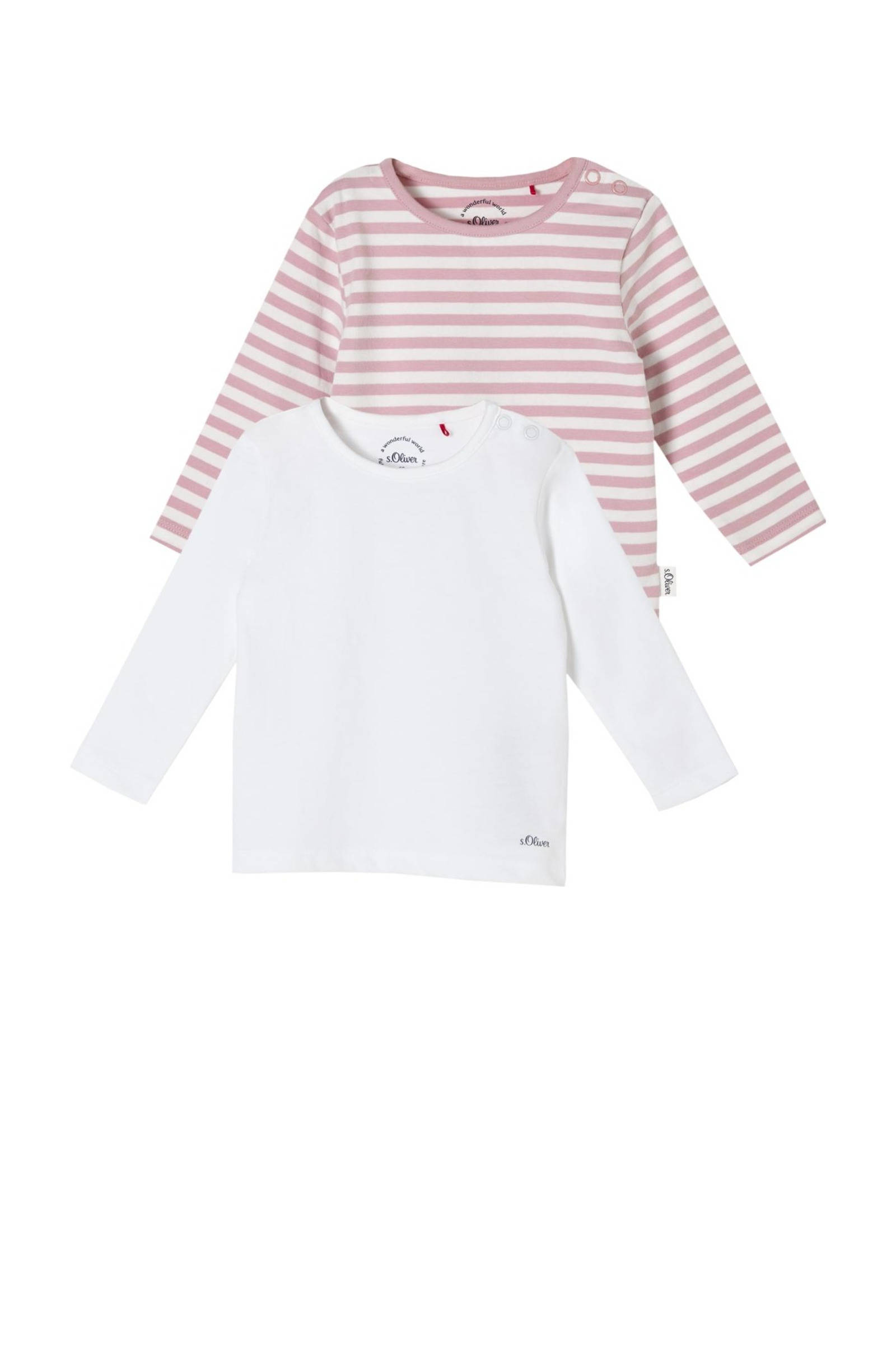 S.Oliver s. Olive r Overhemd met lange mouwen multipack rose/white online kopen