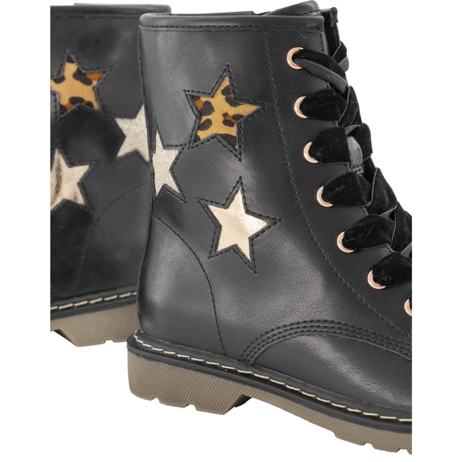 Graceland veterboots zwart | wehkamp