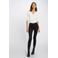 Morgan slim fit broek zwart