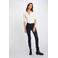 Morgan slim fit broek donkerblauw