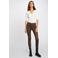 Morgan slim fit broek bruin