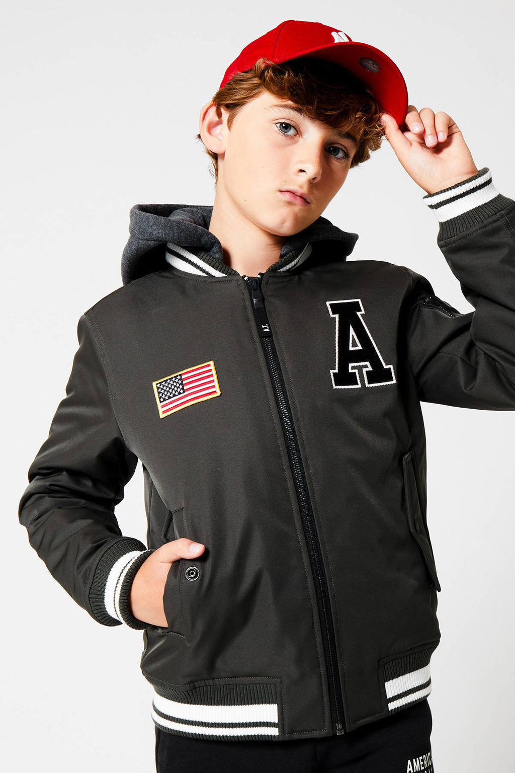 A2Z 4 Kids B.B Met Capuchon R Mode NYC/FOX Jasje Versiteitsteam - B.B Pink 3-4.1