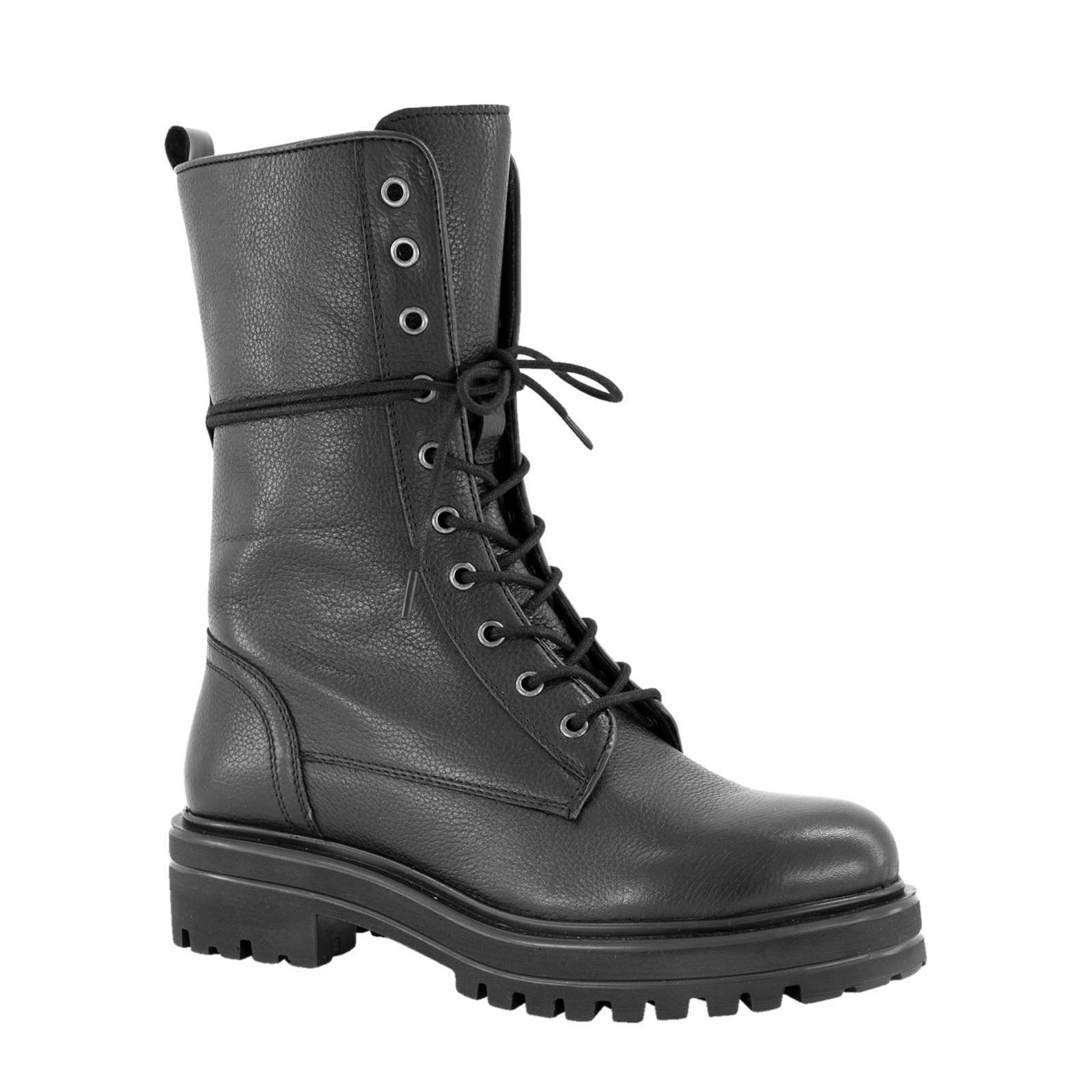 Oxmox discount zwarte veterboot