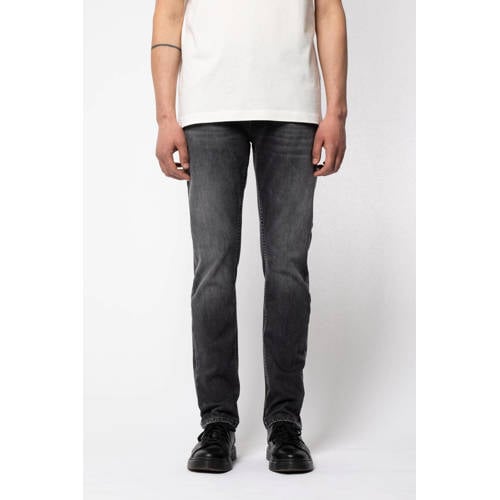 Nudie Jeans slim fit jeans Lean Dean black eyes afbeelding