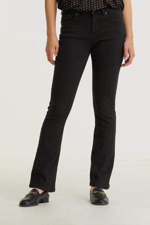 flared jeans BYLOLA zwart