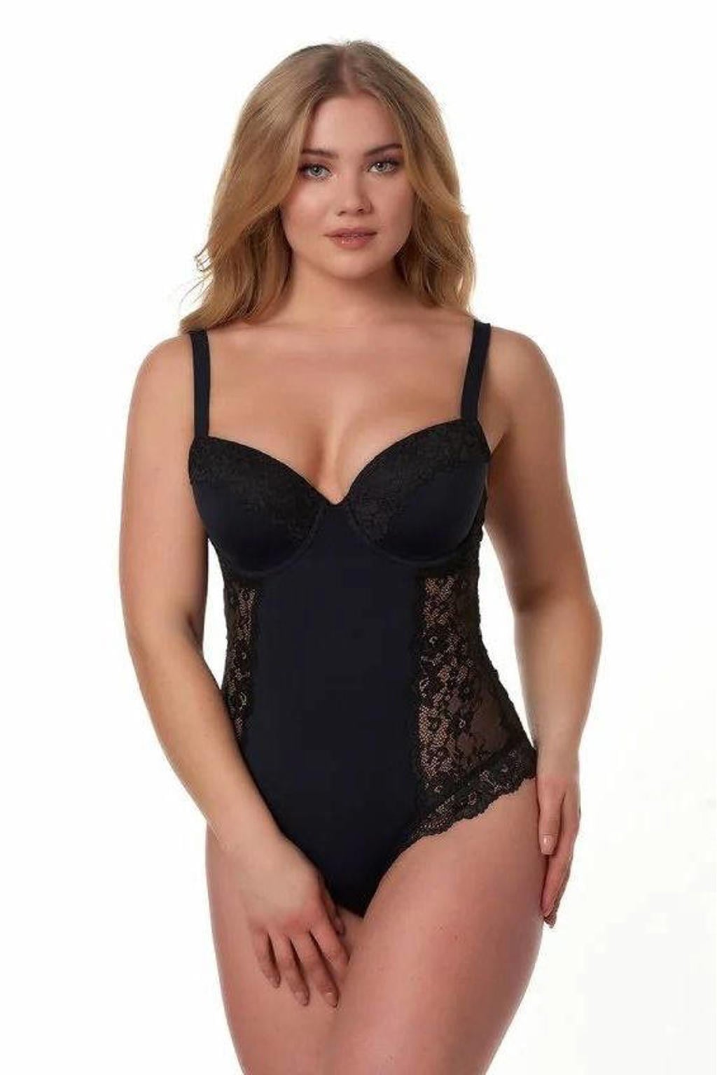 After Eden D-cup & up body Mila met beugel zwart