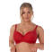 After Eden D-cup & up voorgevormde T-shirt-bh met beugel Faro rood