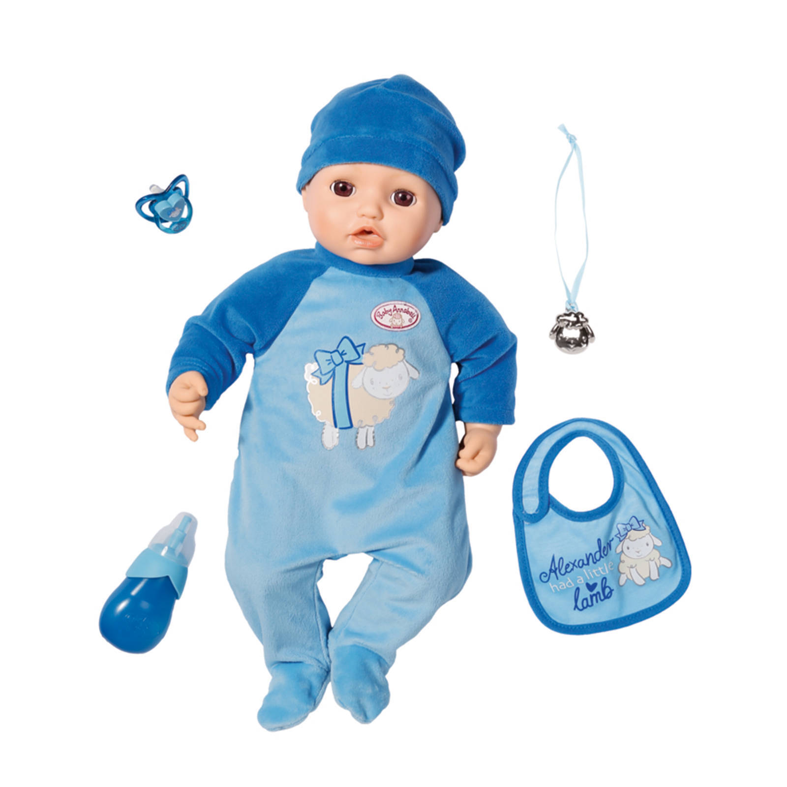 Baby Annabell Babypop Alexander, 43 cm interactief met slapende ogen online kopen