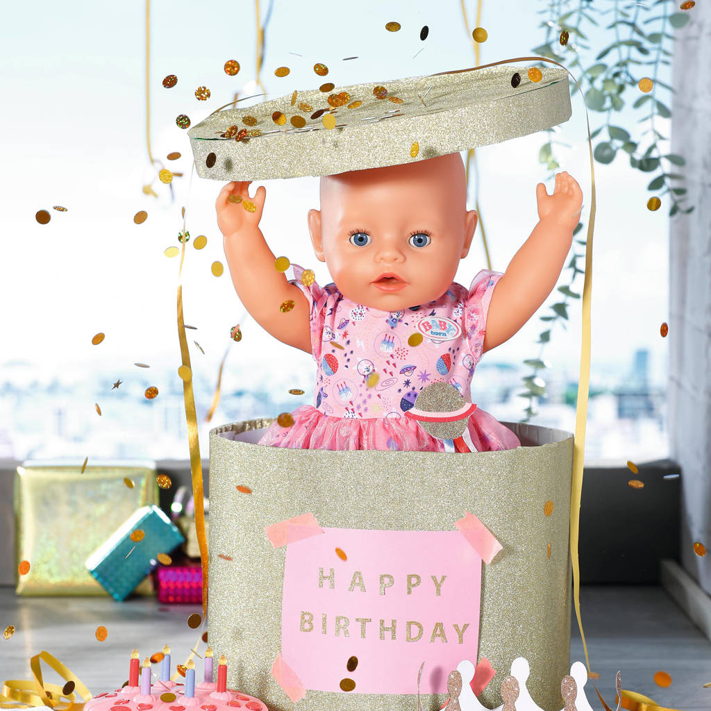 indruk kwaad Vergelijken BABY born Deluxe Happy Birthday Set 43 cm | wehkamp