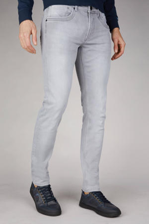 regular tapered fit jeans Prato stone grey
