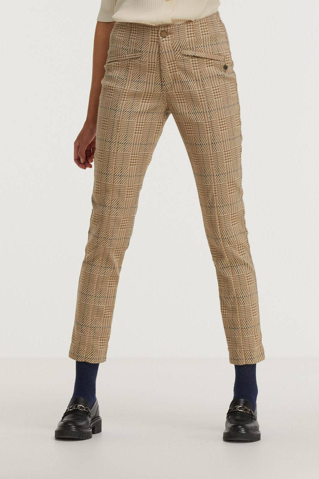 Geruite dames broeken | KLEDING.nl