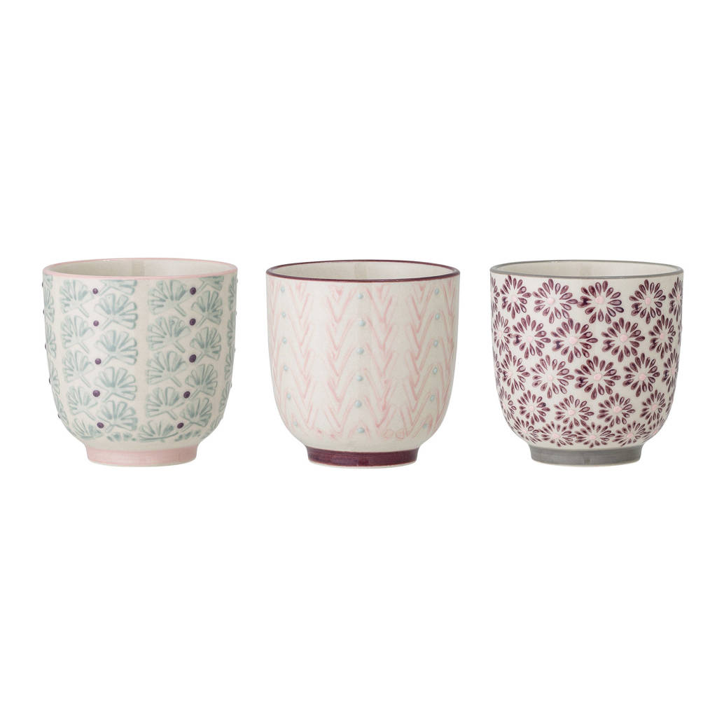 Bloomingville kopje Maya (set van 3), Paars