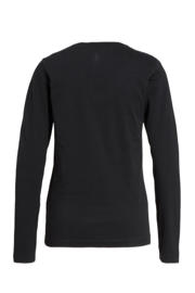 thumbnail: anytime longsleeve top V-hals zwart